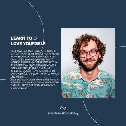 Instagram Post Design Creator to Share Mental Health Information in a Carousel