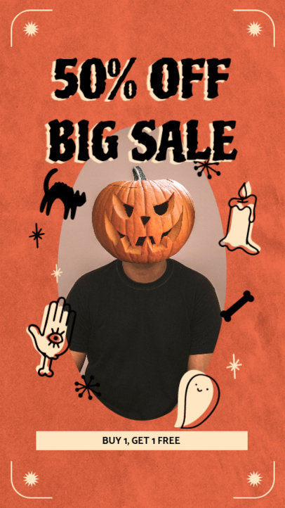 Halloween-Themed Facebook Story Maker to Announce a Special Promo