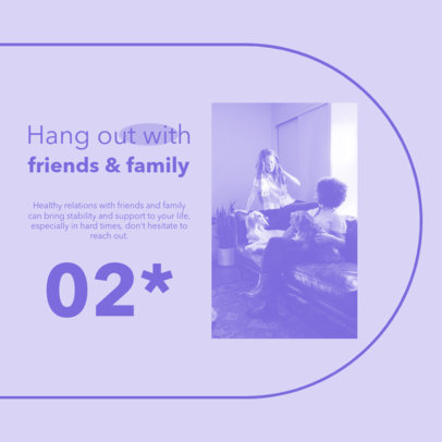 Instagram Post Creator with a Tip for Healthy Relationships