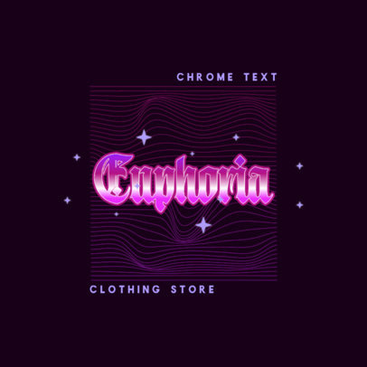 Logo Maker Featuring a Cool Typography for a Trendy Clothing Brand