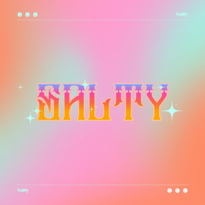 Clothing Brand Logo Generator Featuring a Gothic Typeface with Shiny Graphics 4667b