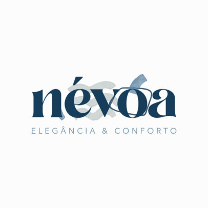 Elegant Clothing Brand Logo Maker with an Abstract Background