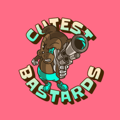 Cuphead-Inspired Logo Generator Featuring a Dog Character