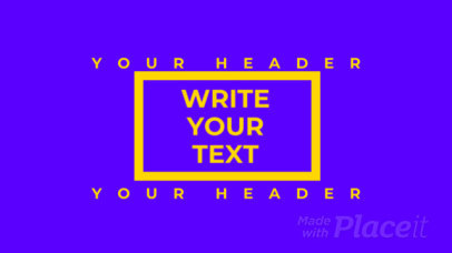 Slideshow Video Template Featuring Animated Color Blocks 3368-el1