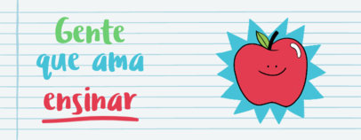 Mug Design Maker for Teachers’ Day Featuring an Apple Graphic 4109