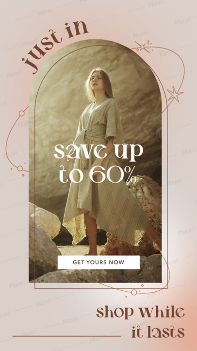 Instagram Story Design Maker Featuring Framed Pictures and a Minimal Aesthetic 4094