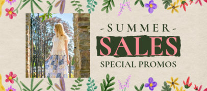 Facebook Cover Template Featuring a Cottagecore Aesthetic