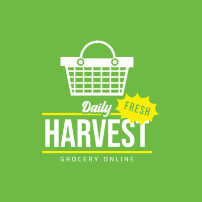 Minimal Logo Creator for a Grocery Store