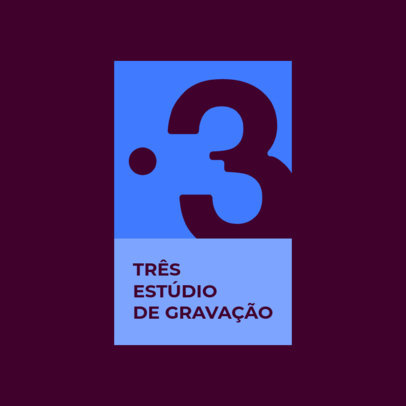 Modern Logo Creator for a Recording Studio 4677o