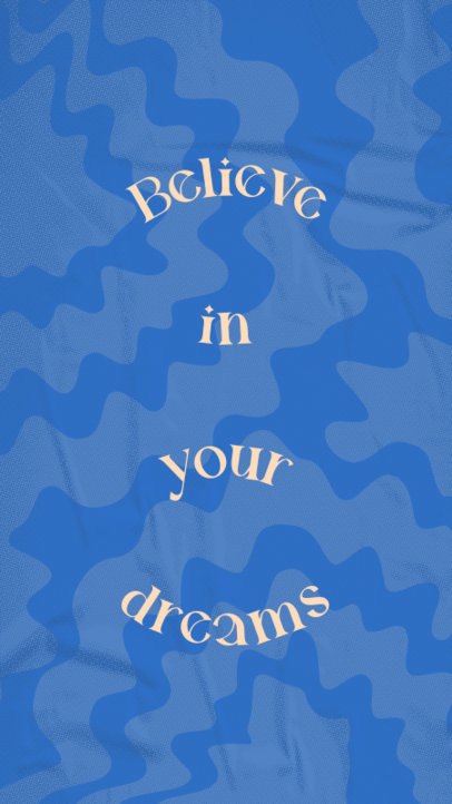 Vibrant Facebook Story Creator with a Positive Quote