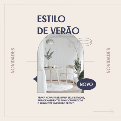 Sophisticated Instagram Post Generator for an Interior Design Carrousel 4096c