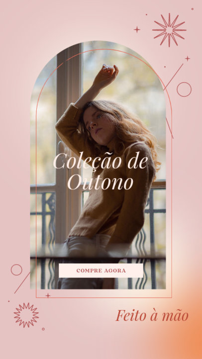 Instagram Story Design Template for a Handcrafted Clothing Brand 4094f