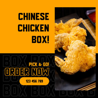 Instagram Post Generator for Fried Chicken Deals 