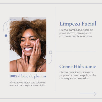 Beauty-Themed Instagram Post Creator for a Self-Care Tips Carrousel