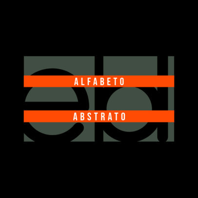 Minimalistic Logo Creator with Negative Space Typography