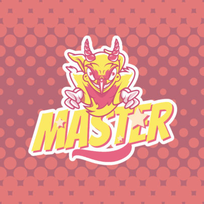 Online Logo Maker Featuring a Retro Cartoon for a Clothing Brand