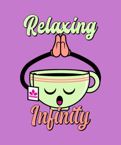 T-Shirt Design Maker Featuring a Retro Cup Illustration