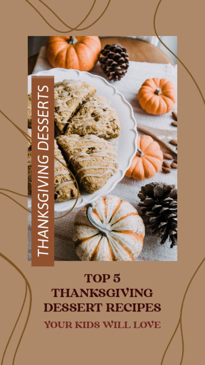 Instagram Story Maker With a Thanksgiving Theme 
