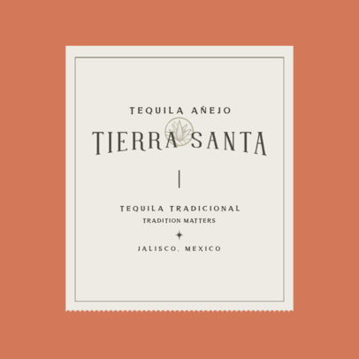 Classic-Style Logo Template for a Tequila Brand