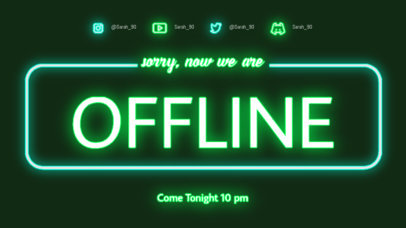 Offline Banner Generator Featuring Neon Fonts and Graphics 