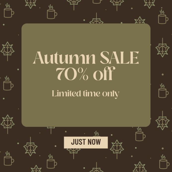 Placeit - Ad Banner Design Generator Featuring an Autumn Sale and ...