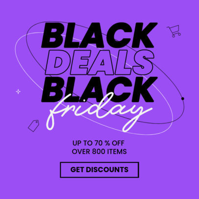 Ad Banner Creator to Promote Amazing Black Friday Deals 4131b