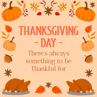 Instagram Post Design Maker With Thanksgiving Quotes