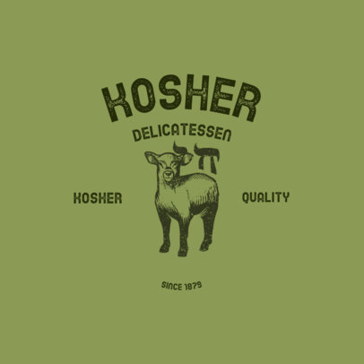 Logo Generator for a Kosher Butcher