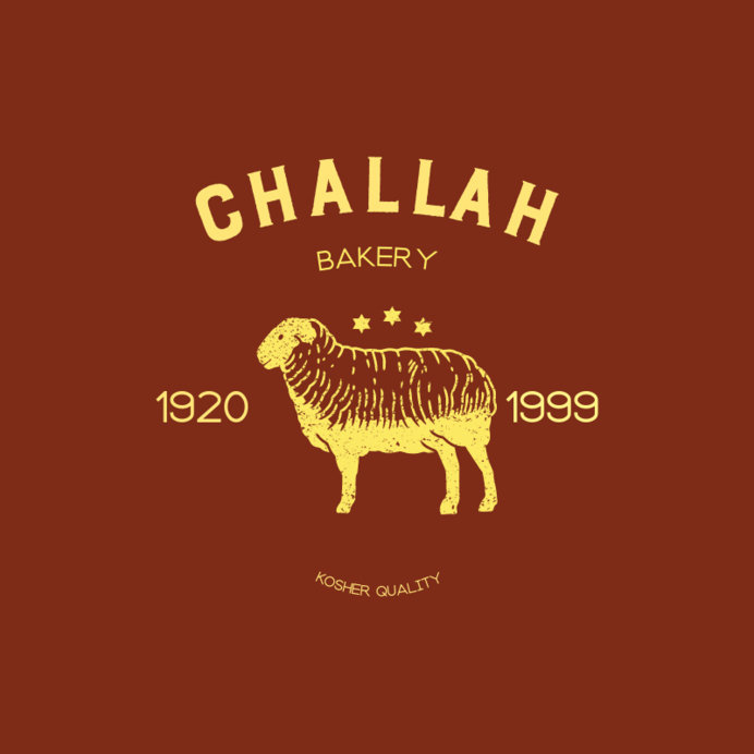 Bakery Logo Maker Featuring a Kosher Statement