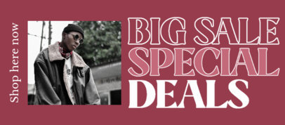 Facebook Cover Template for a Special Black Friday Deal 4134d