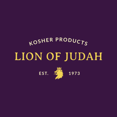 Logo Template for a Kosher Products Store