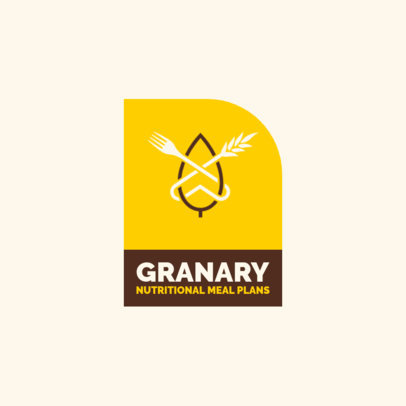 Online Logo Maker for a Nutritional Meal Plans App