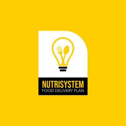 Logo Template for a Food Delivery Service