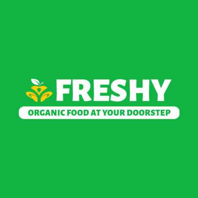 Logo Maker for an Organic Food Delivery App