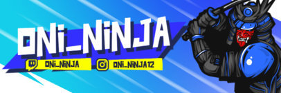 Twitter Header Design Template for Gamers