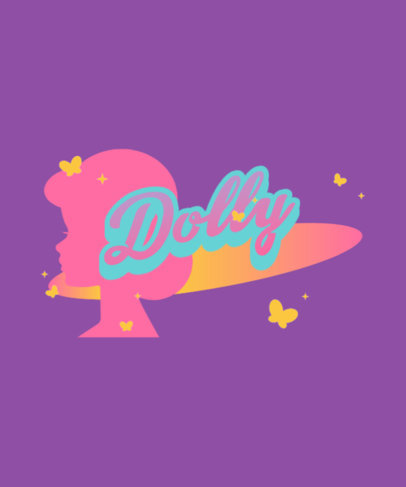 T-Shirt Design Generator with a Barbie Doll-Inspired Theme