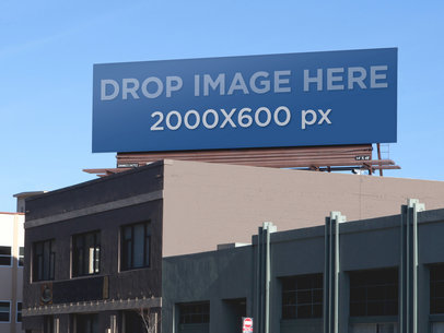 Billboard Mockup on a Building