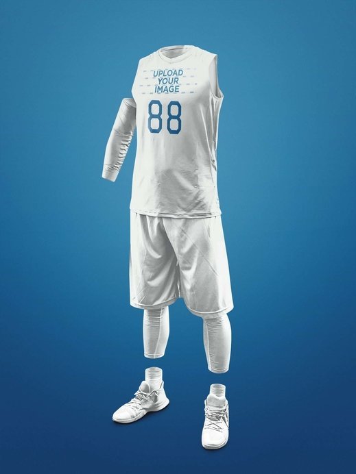 Basketball Jersey Maker - Ghosted Basketball Uniform