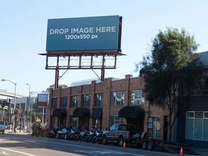 Billboard Template Over City