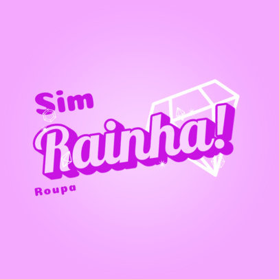 Barbie-Themed Logo Generator for a Clothing Brand