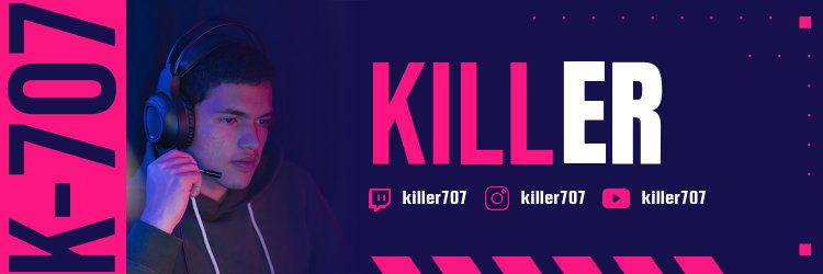 Placeit - Twitter Header Maker for Gamers Featuring a Bold Style