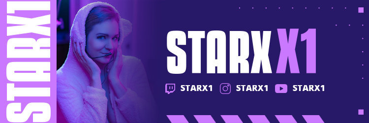 Bold Twitter Header Design Template for Gamers