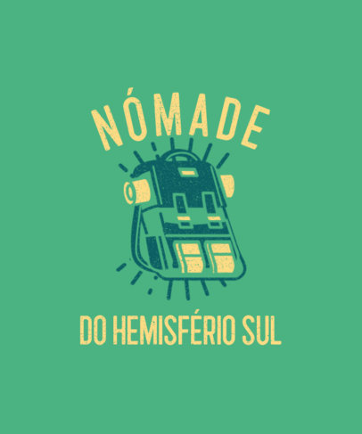 Quote T-Shirt Design Maker for Brazilian Travelers 