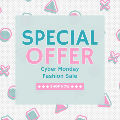 Cyber Monday-Themed Instagram Post Generator for a Fashion Sale