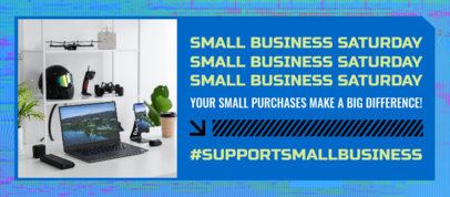 Facebook Cover Design Maker for a Small Business Saturday Special Promo 