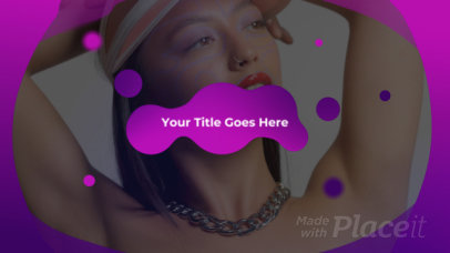 Slideshow Video Maker Featuring Modern Bubbles and Animations