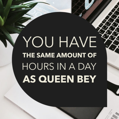 Social Media Post Template- Instagram Quote Maker 