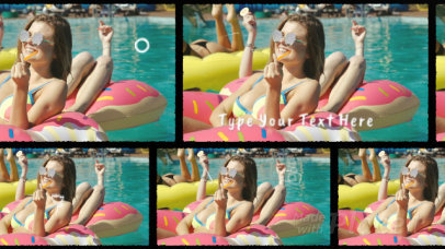 Slideshow Video Creator with a Summer Vibe