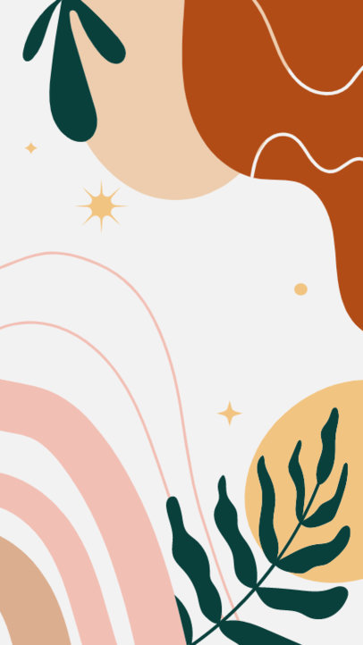 Instagram Story Highlight Cover Generator with a Boho Abstract Background