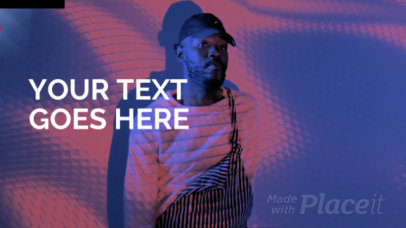 Slideshow Video Maker Featuring Glitch Effects and Geometrical Transitions 3354-el1